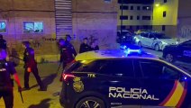 Momento de la detención de 'Rini' de la banda del BMW en Valladolid