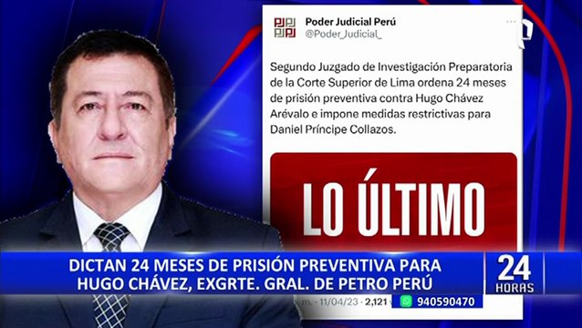 Hugo Chávez Arévalo: PJ dicta prisión preventiva contra el exgerente de Petroperú