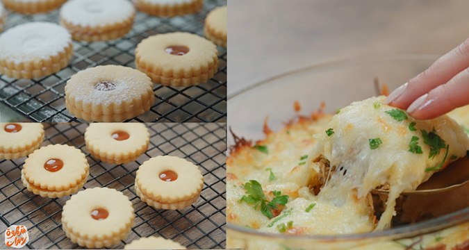 Sablé tunisien à la confiture, Gratin de pommes de terre et poulet - Chahwet Romdhan EP 21