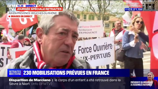 Aujourd'hui, dans beaucoup de villes, le combat continue : des manifestants mobilisés à Aix-en-Provence avant la décision finale du Conseil constitutionnel