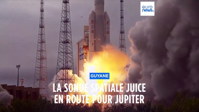 Décollage réussi pour la sonde spatiale Juice, à destination de Jupiter