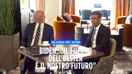 Biden all'Ulster University di Belfast: "Proteggiamo l'Accordo di pace del Venerdì Santo"