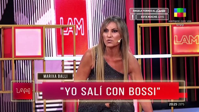 Marixa Balli reveló detalles de Martín Bossi en la cama
