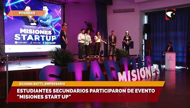 Estudiantes secundarios participaron de evento Misiones Start Up