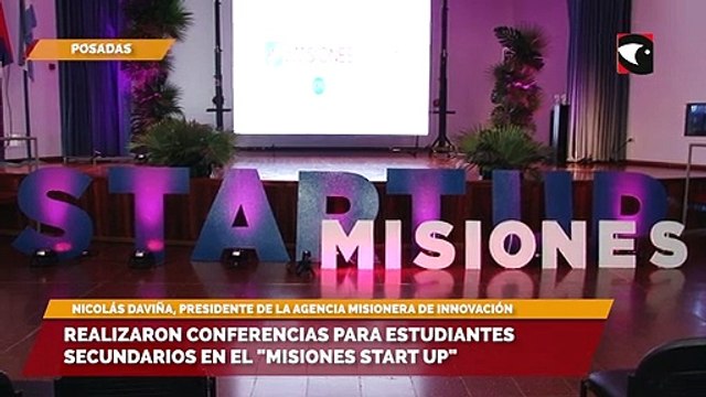Posadas , Realizaron conferencias para alumnos en el marco del Misiones Start Up