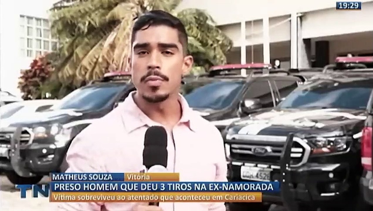 Homem que deu três tiros na ex-namorada é preso