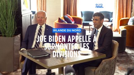 En Irlande du Nord, Joe Biden appelle les partis politiques à surmonter leurs divisions