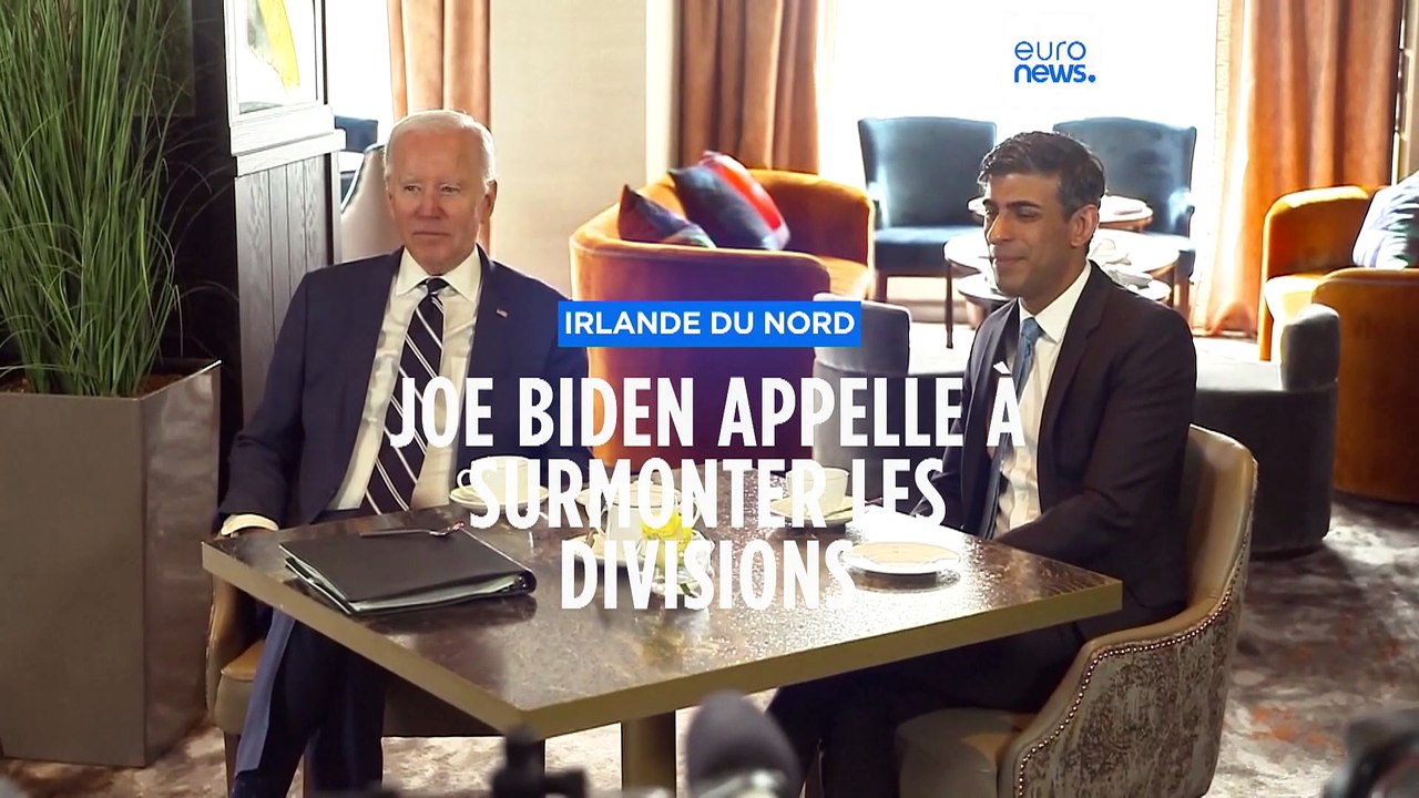 En Irlande du Nord, Joe Biden appelle les partis politiques à surmonter leurs divisions