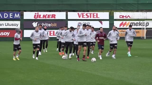 SPOR Trabzonspor, Beşiktaş maçının hazırlıklarını 7 eksikle sürdürdü