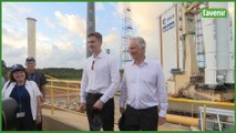 Le Roi visite le Centre spatial guyanais à la veille du 
