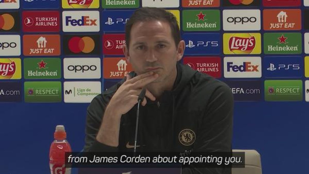 Did James Corden get Frank Lampard the Chelsea job?
