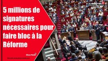 Réforme des retraites : Les opposants font appel au RIP et à 5 millions de citoyens