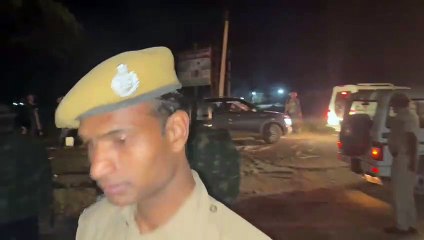 नदबई में प्रतिमा विवाद: हंगामा, पुलिस पर पथराव