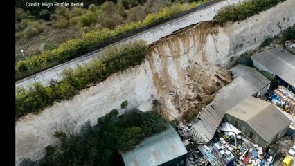 Swanscombe businesses fear for future after rockfall on retail park