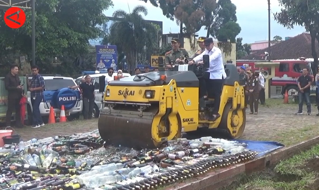 Polresta Bogor Kota musnahkan barang bukti hasil razia Ramadhan