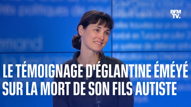 Églantine Éméyé, animatrice, témoigne de la mort de son fils autiste sur BFMTV