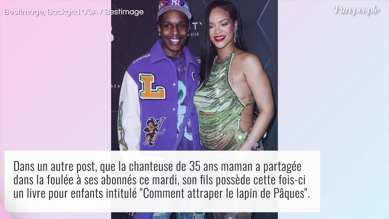 Rihanna en adoration devant son fils : photos du bébé en couche, avec un sacré bijou