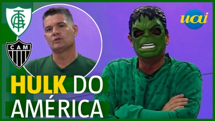 Toledo se veste de Hulk após derrota para o Galo