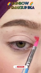Rainbow Eyemakeup Everybody Love this Makeup idea