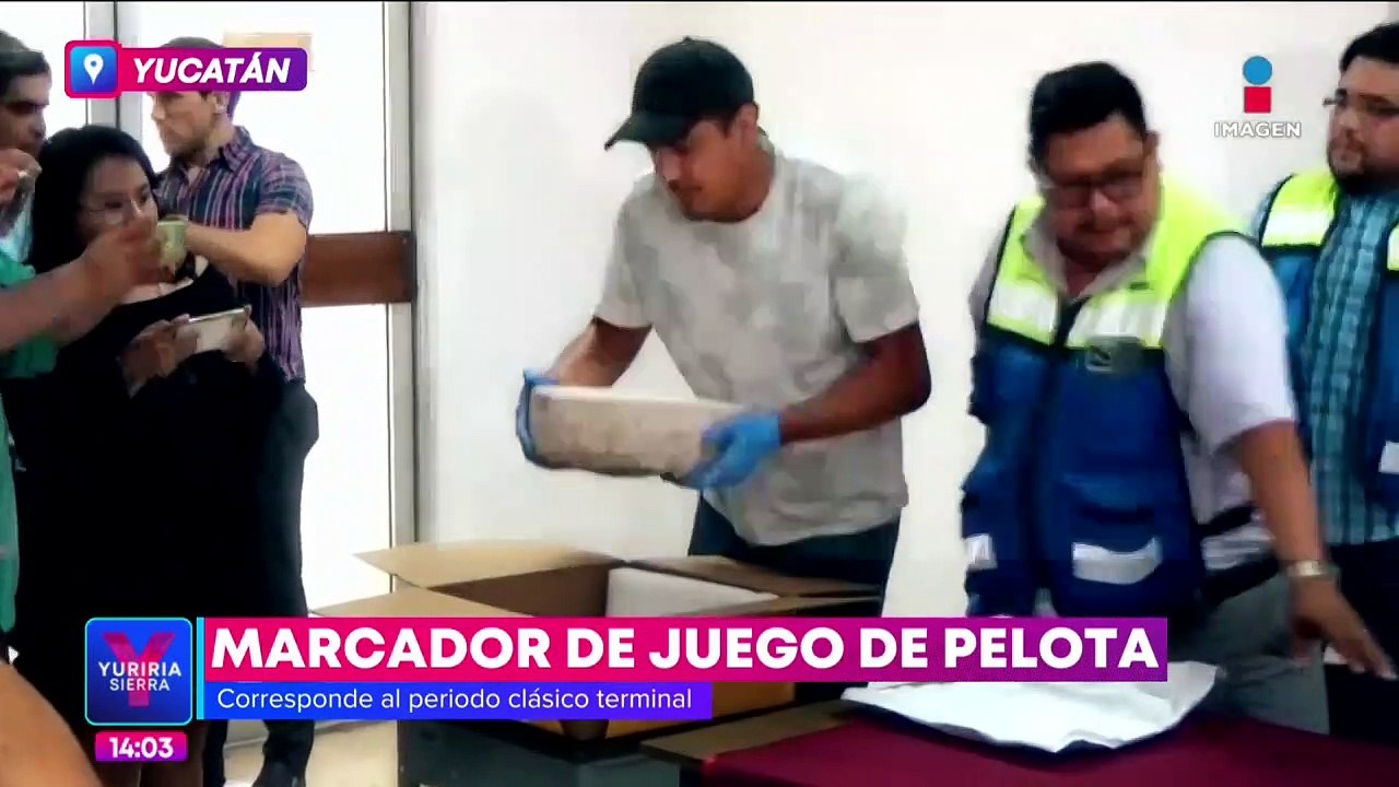 Descubren disco con jeroglíficos mayas en Chichén Itzá