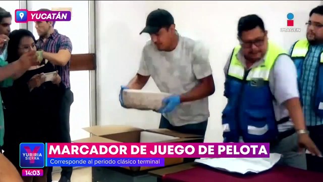 Descubren disco con jeroglíficos mayas en Chichén Itzá