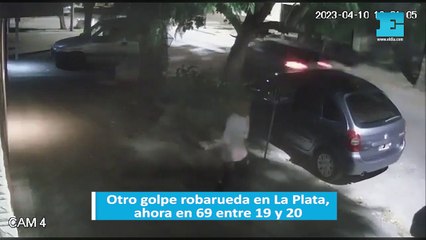 Otro golpe robarueda en La Plata, ahora en 69 entre 19 y 20