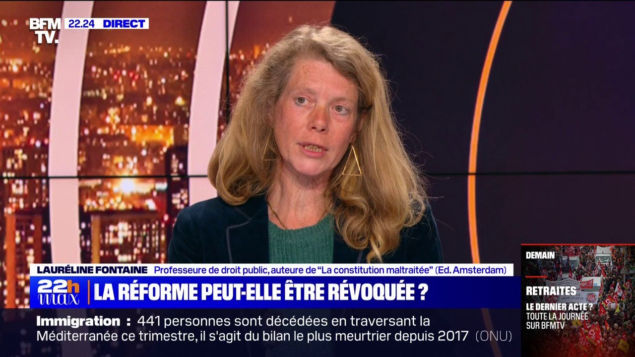 Lauréline Fontaine: "Il existe quelques arguments assez forts pour la censure totale de la loi" par le Conseil constitutionnel