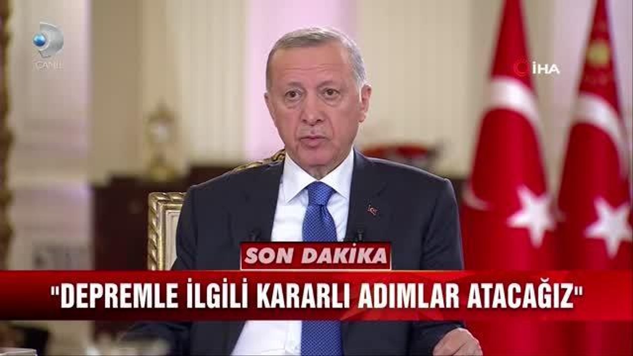 Cumhurbaşkanı Erdoğan: "650 bin konut ve köy evi inşa edeceğiz. Köy evlerinden bir kısmını bayrama kadar tamamlayıp teslim edeceğiz.