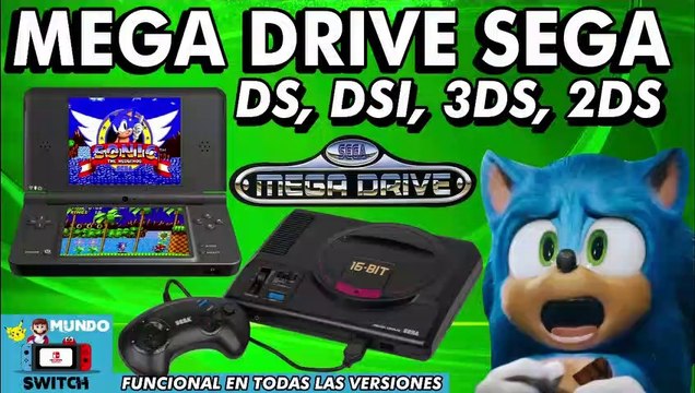 EMULADOR MEGA DRIVE GENESIS PARA NINTENDO DS, DSI, 2DS, 3DS R4 FUNCIONAL twilight menu INCLUIDO TODO
