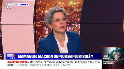 Sandrine Rousseau: "Il suffit d'une étincelle pour que la situation devienne critique"