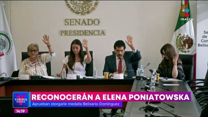 Reconocerán a Elena Poniatowska con la medalla Belisario Domínguez