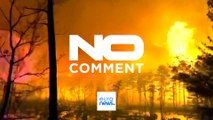 شاهد: فرق الإطفاء تصارع لاحتواء ألسنة اللهب التي التهمت آلاف الهكتارات من غابات نيوجيرسي الأمريكية