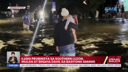 Ilang probinsya sa Southern Luzon, inulan at binaha dahil sa bagyong Amang | UB