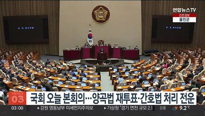 Download Video: 국회 오늘 본회의…양곡법 재투표·간호법 처리 전운