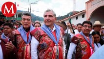 En Chiapas, Adán Augusto López y Rutilio Escandón entregan fertilizantes para productores
