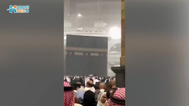 Heavy Rain In Makkah _ Rainfall in Mecca Today _ Flooded Streets In Saudi Ar_HD