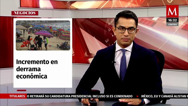 Llegada de turistas extranjeros a México aumenta 18%: Inegi