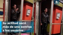 Más personas así: chofer del Metro se viraliza por trato cortés a pasajeros