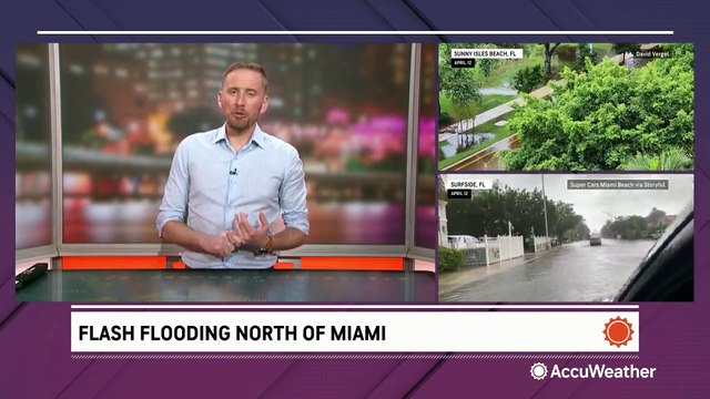 Rounds of heavy rain lead to intense flooding in the Fort Lauderdale area