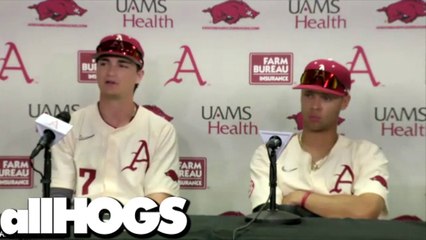 Download Video: Hogs' Brady Slavens, Tavian Josenberger on Loss to Little Rock