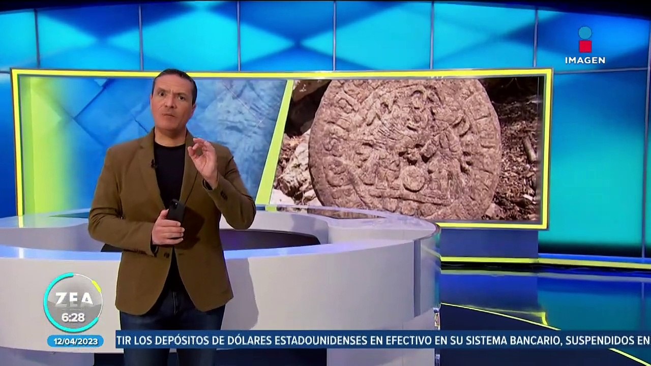 Hallan marcador con jeroglíficos mayas en Chichén Itzá