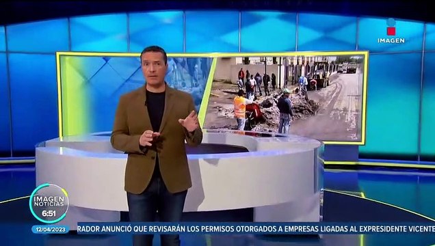 Lluvias con granizo dejan daños en viviendas de Tecámac, Edoméx