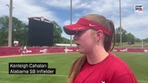 Kenleigh Cahalan on Alabama softball