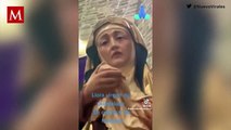 Impactante, figura de la Virgen María se vuelve viral en redes