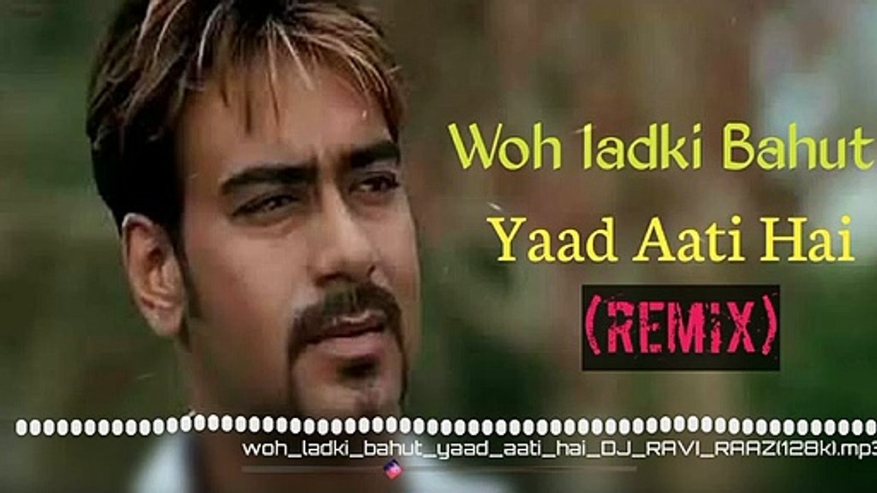 Wo Ladki Bahut Yaad Aati Hai (Remix) - Alka Yagnik & Kumar Sanu - Ajay Devgn - Qayamat M- Dj Song-HD