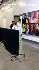 Couple on their way out. Bounce back, Scottie! #pbafinals