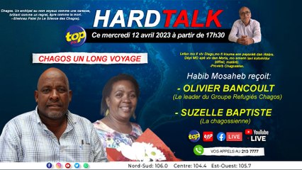 Chagos un long voyage », thème de notre HardTalk.