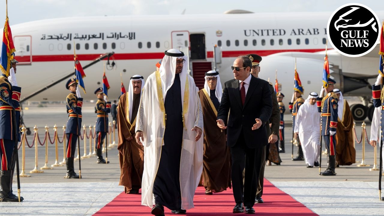 UAE President arrives in Cairo for official vis...