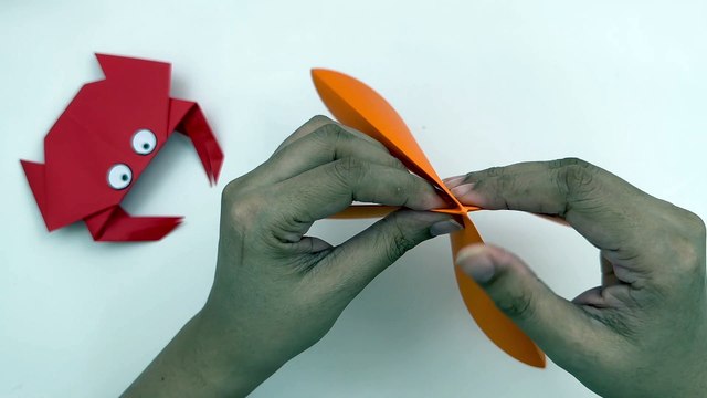How To Make Easy Paper CRAB For Kids / Nursery Craft Ideas / Paper Craft Easy / KIDS crafts