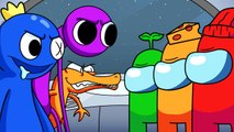 RAINBOW FRIENDS vs AMONG US Cartoon Animation